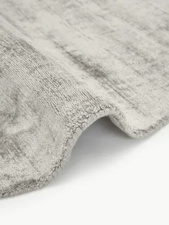Rond viscose vloerkleed Jane, handgeweven^Westwing Collection Discount