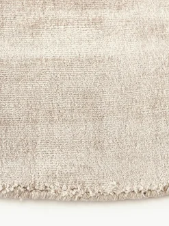 Rond viscose vloerkleed Jane, handgeweven^Westwing Collection Fashion