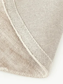 Rond viscose vloerkleed Jane, handgeweven^Westwing Collection Fashion