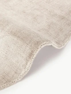 Rond viscose vloerkleed Jane, handgeweven^Westwing Collection Fashion