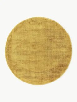 Rond viscose vloerkleed Jane, handgeweven^Westwing Collection Discount