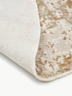 Rond vloerkleed Cordoba, glinsterend^Westwing Online
