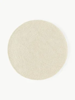 Rond wollen vloerkleed Eleni, handgetuft^Westwing Collection Best