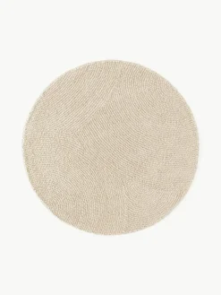 Rond wollen vloerkleed Eleni, handgetuft^Westwing Collection Fashion