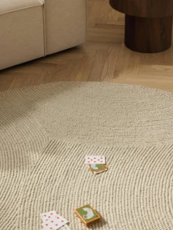 Rond wollen vloerkleed Eleni, handgetuft^Westwing Collection Fashion