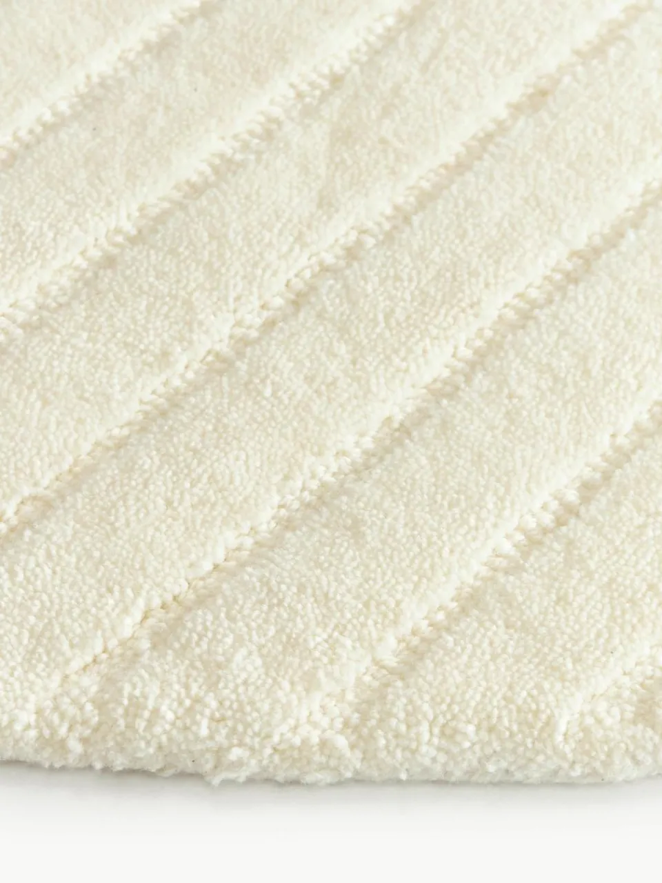 Rond wollen vloerkleed Mason, handgetuft^Westwing Collection Online