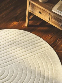 Rond wollen vloerkleed Mason, handgetuft^Westwing Collection Online