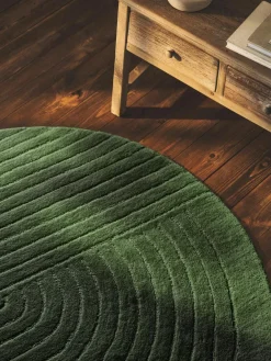 Rond wollen vloerkleed Mason, handgetuft^Westwing Collection Hot