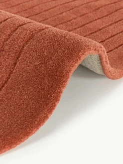 Rond wollen vloerkleed Mason, handgetuft^Westwing Collection Outlet