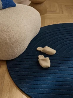 Rond wollen vloerkleed Mason, handgetuft^Westwing Collection Online
