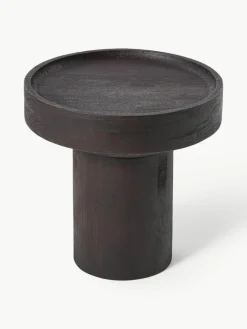 Ronde bijzettafel Benno van mangohout^Westwing Collection Best