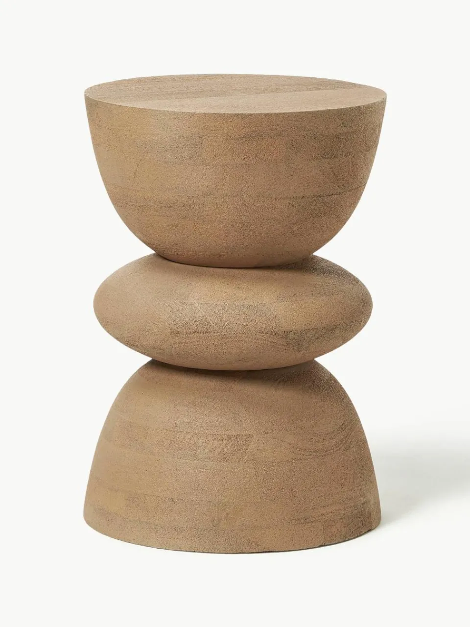 Ronde bijzettafel Benno van mangohout^Westwing Collection New