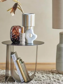 Ronde bijzettafel Cher van metaal^Bloomingville Fashion
