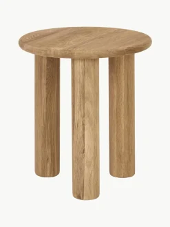 Ronde bijzettafel Didi van eikenhout^Westwing Collection Hot