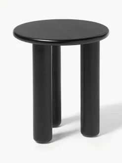 Ronde bijzettafel Didi van eikenhout^Westwing Collection New
