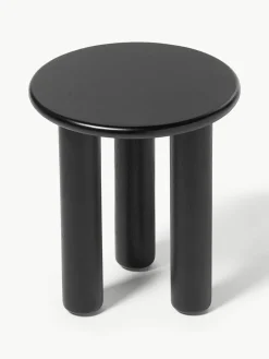 Ronde bijzettafel Didi van eikenhout^Westwing Collection New
