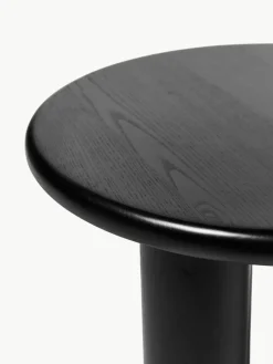 Ronde bijzettafel Didi van eikenhout^Westwing Collection New