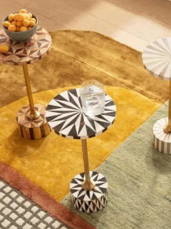 Ronde bijzettafel Domero, handgemaakt^Kare Design New