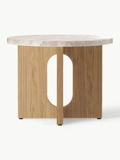 Ronde bijzettafel Ibiza met zandstenen tafelblad^Audo Copenhagen Clearance
