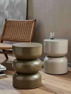 Ronde bijzettafel Matka van metaal^Nordal Fashion