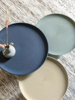 Ronde bijzettafel Ringar van metaal^Westwing Fashion
