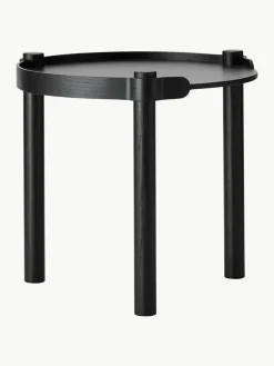 Ronde bijzettafel Woody van eikenhout^Cooee Design Outlet
