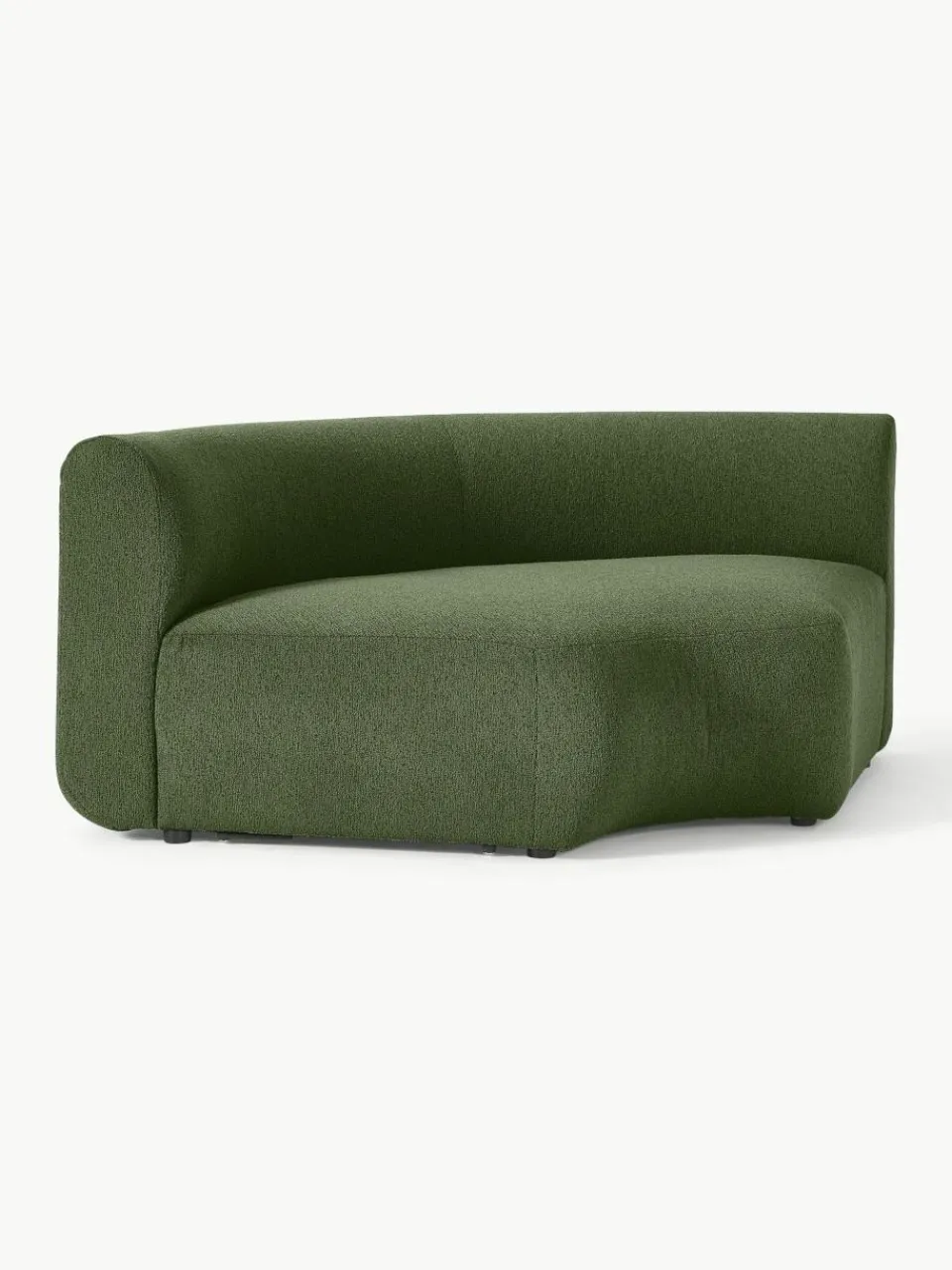 Ronde bouclé hoekmodule Sofia^Westwing Collection Clearance