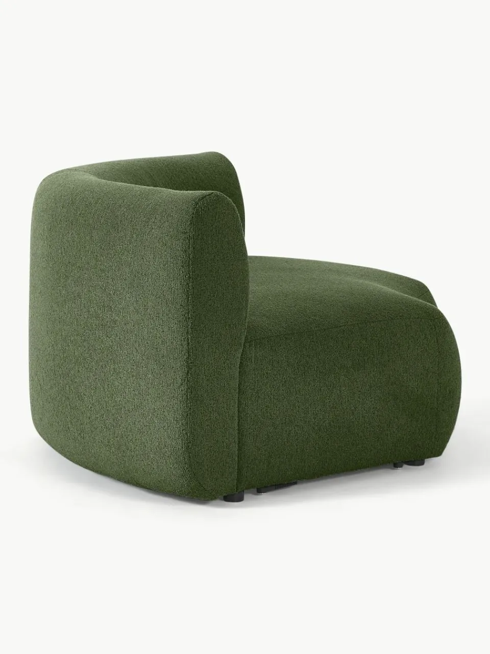 Ronde bouclé hoekmodule Sofia^Westwing Collection Clearance