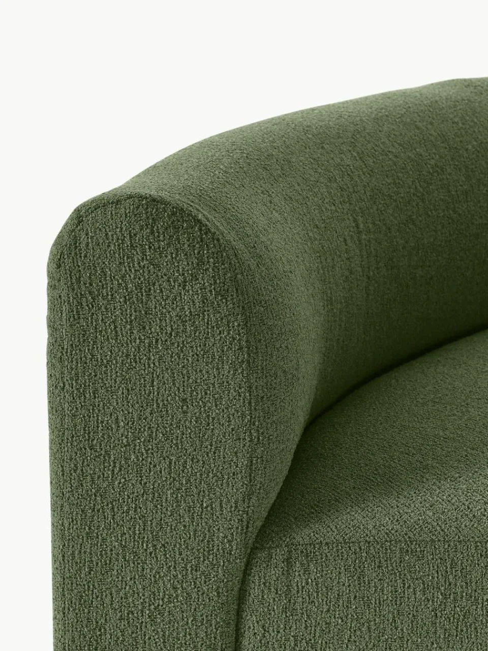 Ronde bouclé hoekmodule Sofia^Westwing Collection Clearance