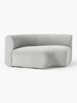 Ronde bouclé hoekmodule Sofia^Westwing Collection Discount