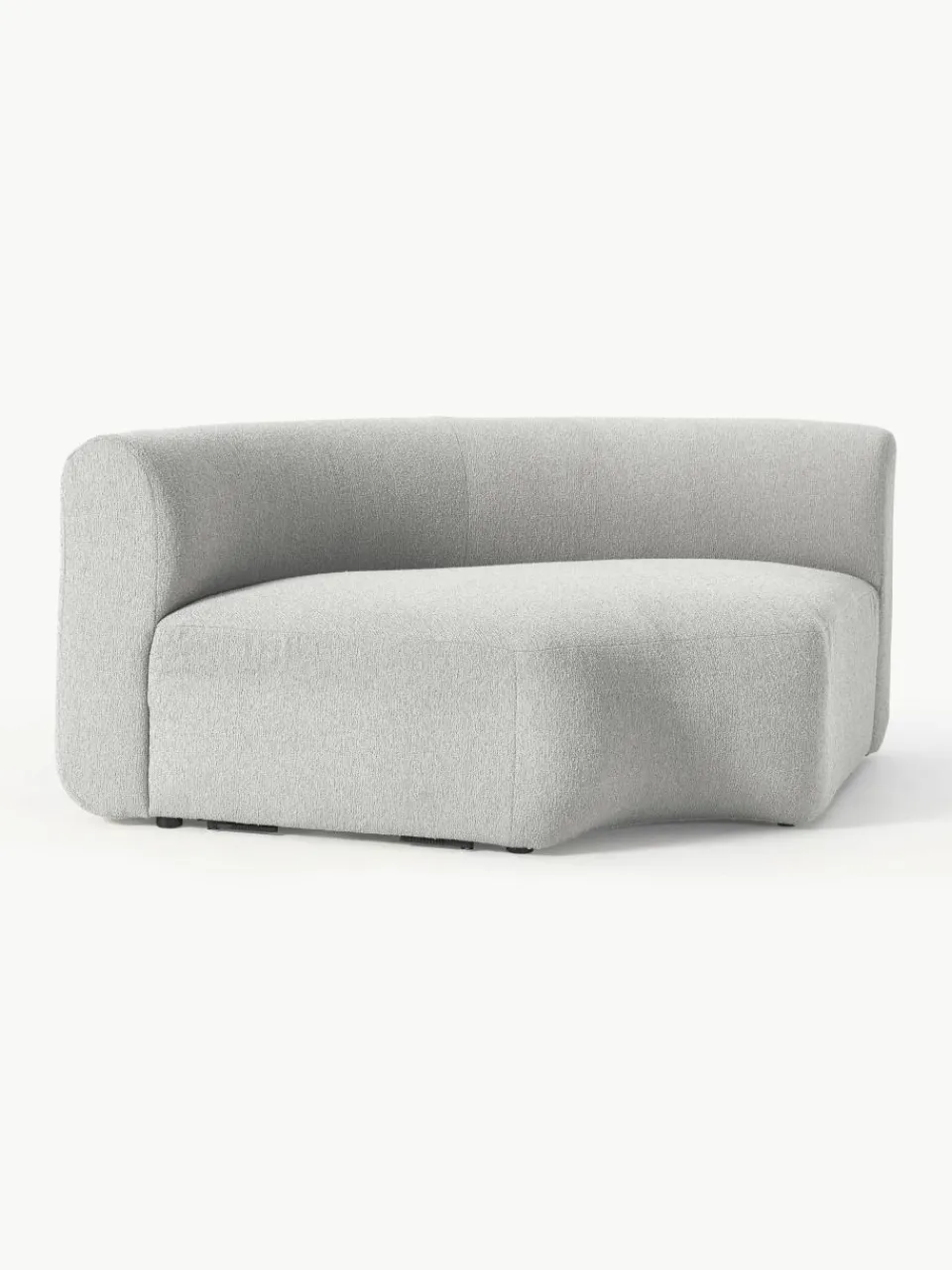 Ronde bouclé hoekmodule Sofia^Westwing Collection Discount