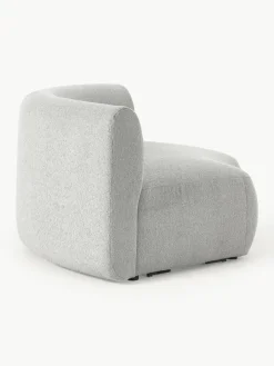 Ronde bouclé hoekmodule Sofia^Westwing Collection Discount