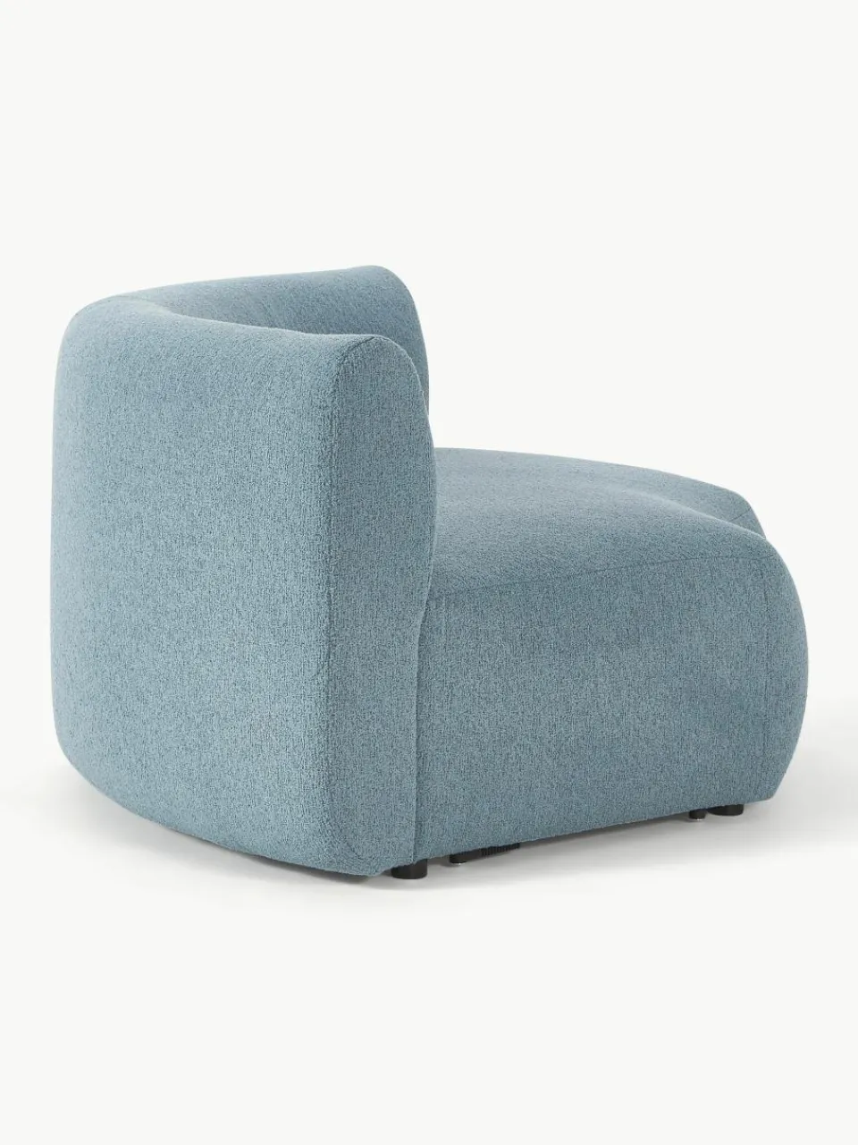 Ronde bouclé hoekmodule Sofia^Westwing Collection Best
