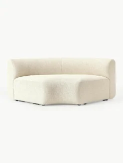 Ronde bouclé hoekmodule Sofia^Westwing Collection Outlet