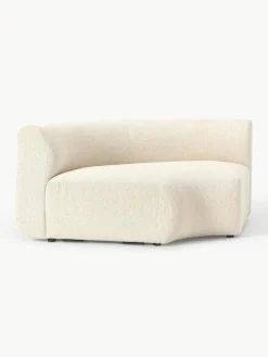 Ronde bouclé hoekmodule Sofia^Westwing Collection Outlet