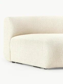 Ronde bouclé hoekmodule Sofia^Westwing Collection Outlet