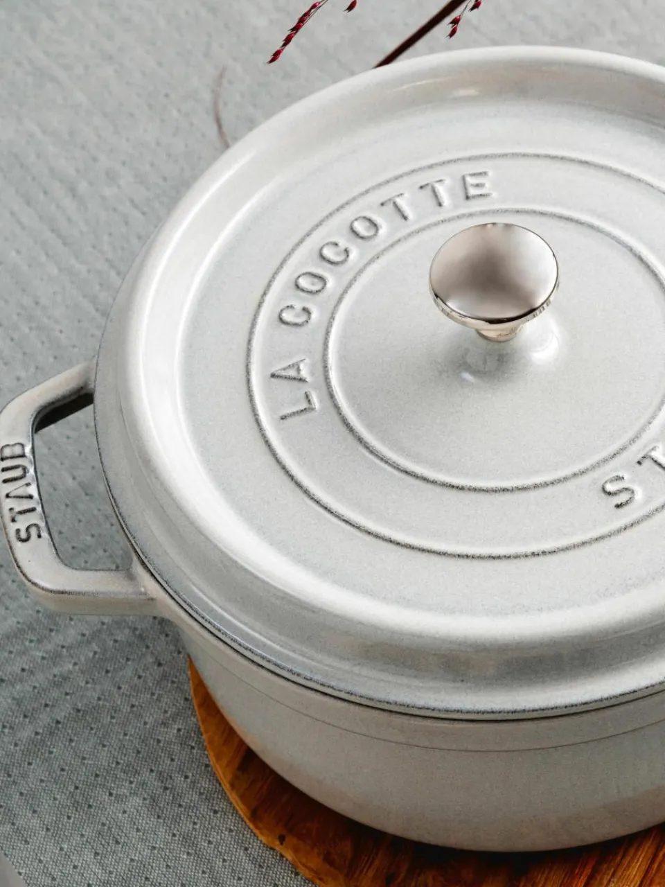 Ronde braadpan La Cocotte uit gietijzer^Staub Clearance