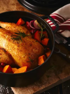 Ronde braadpan La Cocotte uit gietijzer^Staub Best