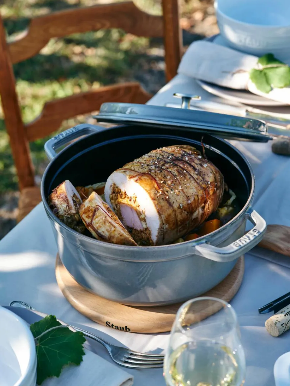 Ronde braadpan La Cocotte uit gietijzer^Staub Discount