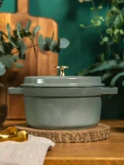 Ronde braadpan La Cocotte uit gietijzer^Staub Sale