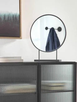 Ronde decoratieve staande spiegel Libia^Westwing Clearance