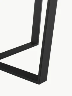 Ronde eettafel Amble met tafelblad in marmerlook, Ø 110 cm^Westwing Fashion