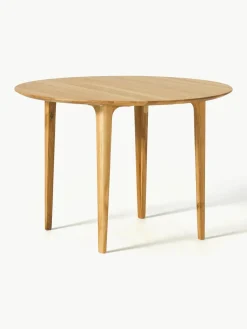 Ronde eettafel Archie van eikenhout, Ø 110 cm^Westwing Collection New
