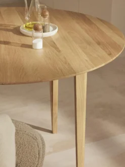 Ronde eettafel Archie van eikenhout, Ø 110 cm^Westwing Collection New