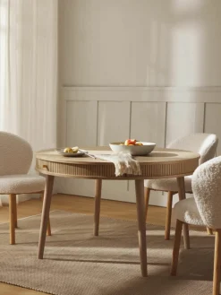 Ronde eettafel Calary met opbergruimte, Ø 120 cm^Westwing Collection Sale