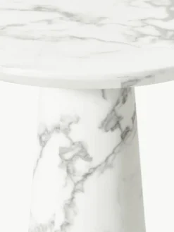 Ronde eettafel Disc in marmerlook, Ø 70 cm^Pols Potten Fashion