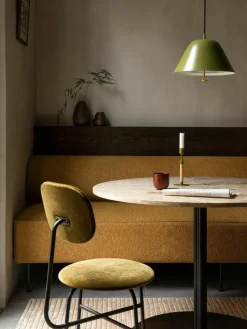 Ronde eettafel Harbour van zandsteen, Ø 105 cm^Audo Copenhagen Fashion