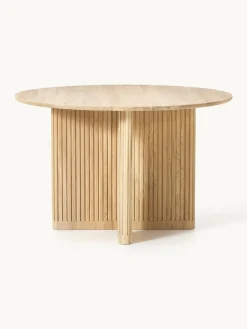 Ronde eettafel Jolka van eikenhout, Ø 120 cm^Westwing Collection Outlet