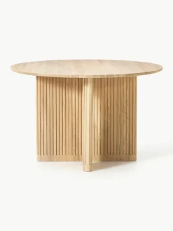 Ronde eettafel Jolka van eikenhout, Ø 120 cm^Westwing Collection Outlet