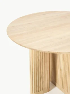 Ronde eettafel Jolka van eikenhout, Ø 120 cm^Westwing Collection Outlet